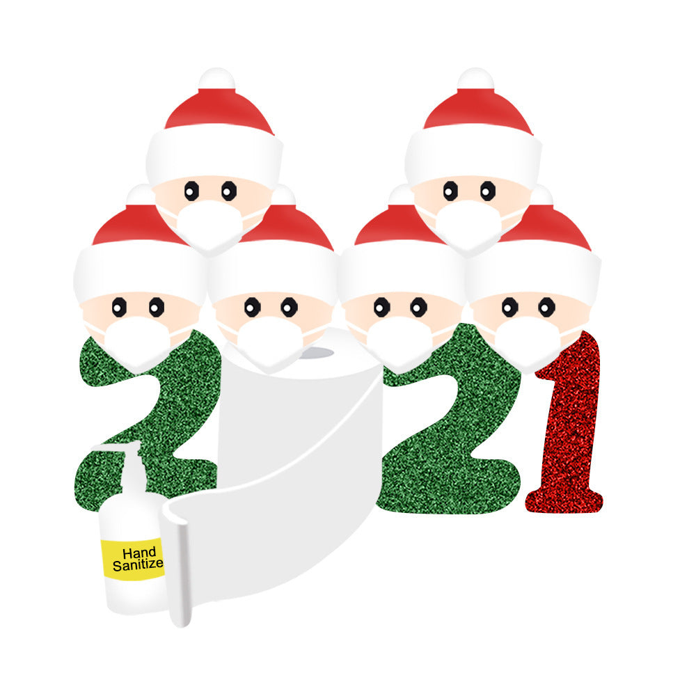 HKM-564051 Festive Glass Sticker for Christmas - 42 x 29.7 cm Holiday Decoration