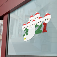 HKM-564051 Festive Glass Sticker for Christmas - 42 x 29.7 cm Holiday Decoration