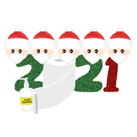 HKM-564051 Festive Glass Sticker for Christmas - 42 x 29.7 cm Holiday Decoration