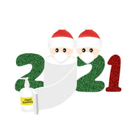 HKM-564051 Festive Glass Sticker for Christmas - 42 x 29.7 cm Holiday Decoration