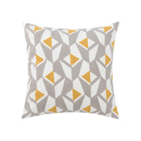 HKM-564051 Nordic Cotton Lumbar Pillow Cover with Chain Embroidery and Floral Patterns