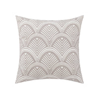 HKM-564051 Nordic Cotton Lumbar Pillow Cover with Chain Embroidery and Floral Patterns