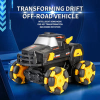 HKM-564179 Radio Control 1:16 Deformation Stunt Car with 4WD and Spinning Features, Ready-to-Use, Indoor-Outdoor Toy for Ages 5+