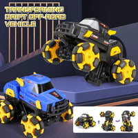 HKM-564179 Radio Control 1:16 Deformation Stunt Car with 4WD and Spinning Features, Ready-to-Use, Indoor-Outdoor Toy for Ages 5+