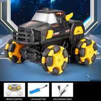 HKM-564179 Radio Control 1:16 Deformation Stunt Car with 4WD and Spinning Features, Ready-to-Use, Indoor-Outdoor Toy for Ages 5+