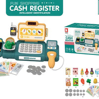 HKM-564435 Kids Cash Register Playset - 36PCS Supermarket Toy for Ages 2-13, Fun Pretend Play Set