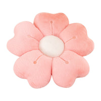 HKM-564563 Creative Flower Plush Cushion Pillow – Milky White, Sunflower, Lake Blue, Emerald, Pink, Gray, Purple, White, Yellow – 35cm/45cm/50cm