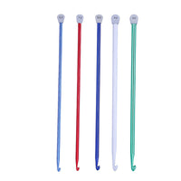 HKM-564755 Alumina Crochet Needle Set - 14 Sizes for Knitting Sweaters, Scarves, and Socks, Length 35cm