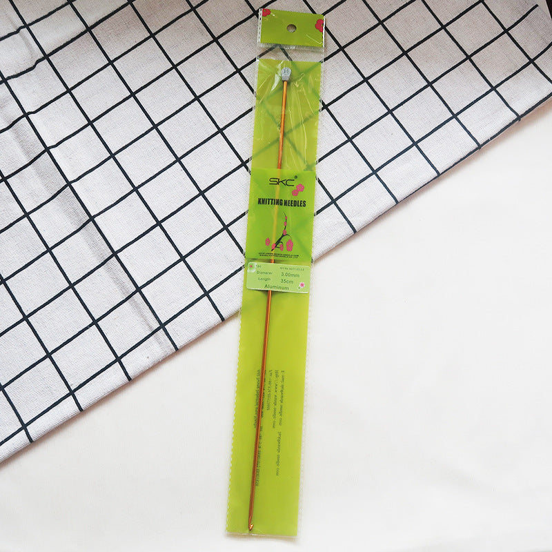 HKM-564755 Alumina Crochet Needle Set - 14 Sizes for Knitting Sweaters, Scarves, and Socks, Length 35cm