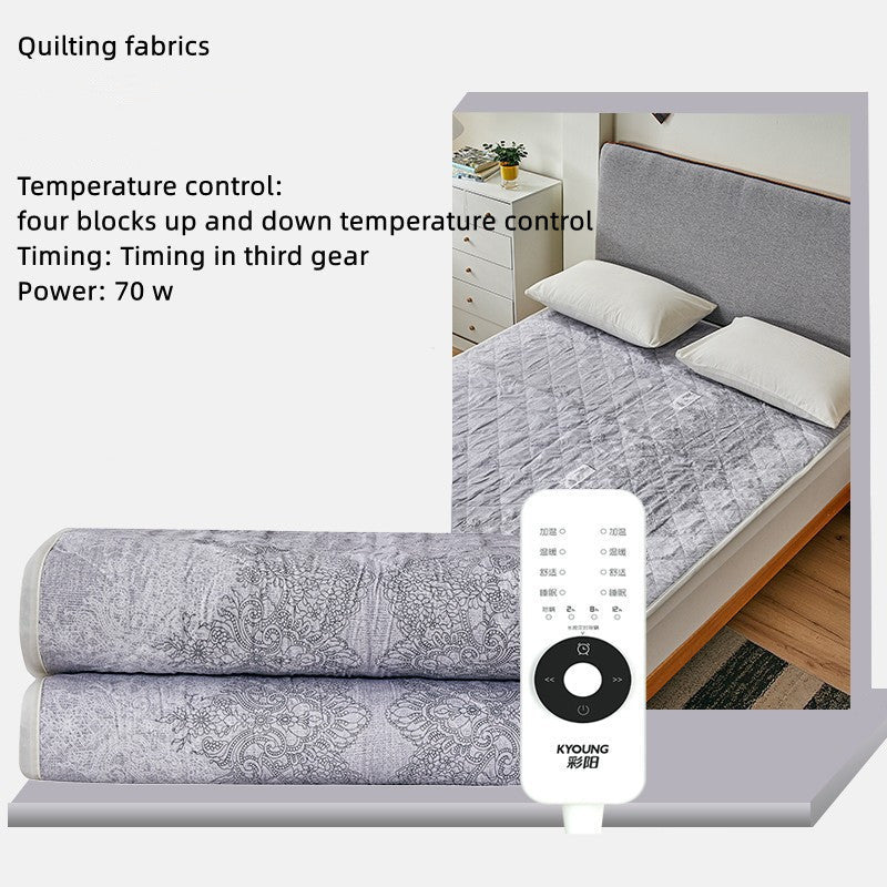HKM-564755 Temperature Regulating Electric Blanket with Dual Functionality and Non-Slip Design