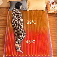 HKM-564755 Temperature Regulating Electric Blanket with Dual Functionality and Non-Slip Design