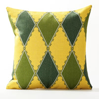 HKM-564819 American Floral Plant Pattern Cushion Cover - 45x45cm Pillowcase
