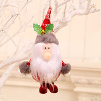 HKM-564883 Christmas Decorative Foam Fabric Standing Dolls - Old Man, Snowman, Elk, Teddy Bear
