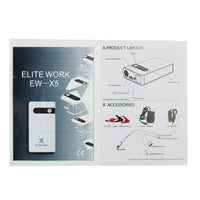 HKM-564947 Car Starter and Mobile Power Battery Charger, 650g, 12V Input, 5V Output, White
