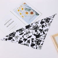 HKM-565011 Cartoon Pattern Nylon Pet Scarf for Dogs and Cats - Casual Wear for All Seasons
