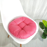 HKM-565139 Cotton and Linen Japanese Futon Cushion - Modern Steamed Bun Mat for Single Seat Sofa