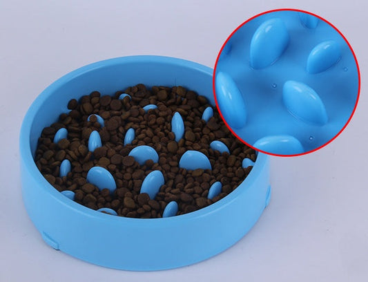 HKM-565267 Pet Slow Feeder Bowl for Dogs and Cats - Anti-Choke, Easy to Clean, BPA-Free, 20x20x5cm