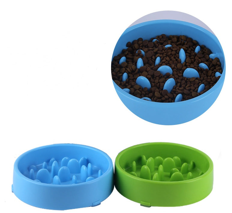 HKM-565267 Pet Slow Feeder Bowl for Dogs and Cats - Anti-Choke, Easy to Clean, BPA-Free, 20x20x5cm