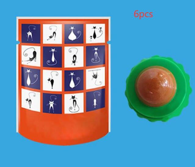 HKM-565523 Pet Cat Sugar Energy Ball Lick Toys Catnip