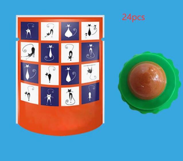 HKM-565523 Pet Cat Sugar Energy Ball Lick Toys Catnip