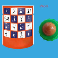 HKM-565523 Pet Cat Sugar Energy Ball Lick Toys Catnip