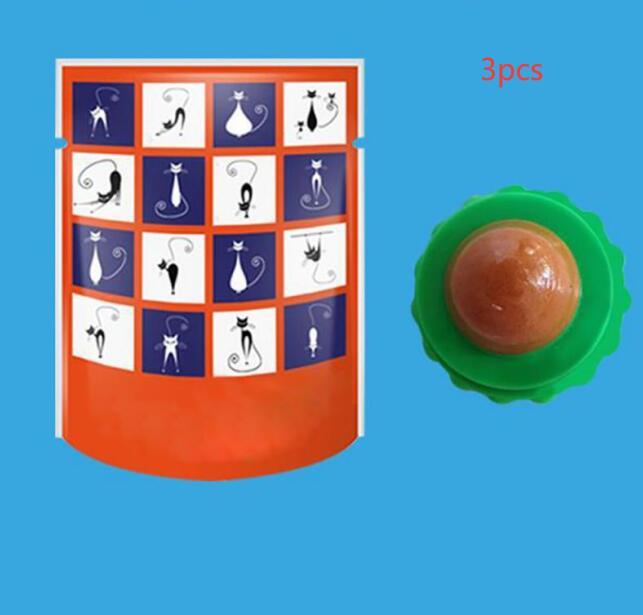 HKM-565523 Pet Cat Sugar Energy Ball Lick Toys Catnip