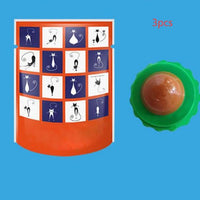 HKM-565523 Pet Cat Sugar Energy Ball Lick Toys Catnip