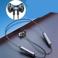 HKM-565651 Neckband Wireless Bluetooth Sports Headset with 10-Hour Playtime and 360-Hour Standby