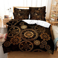 HKM-565715 Modern Brushed Cloth Bedding Quilt Cover Set with Coordinating Pillow Covers