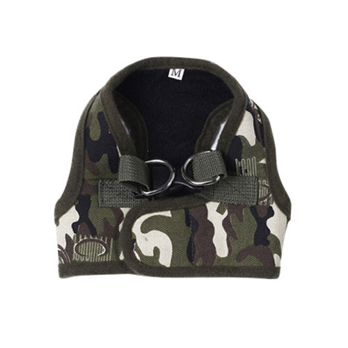 HKM-565779 Breathable Mesh Dog Vest with Adjustable Traction Rope Harness and Back Handle