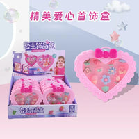 HKM-565907 DIY Beaded Hair Clip Set with Trolley Box for Creative Kids Play
