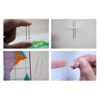 HKM-565907 Ecological Cotton Cartoon Anime Cross Stitch Kit for Living Room and Bedroom Decoration