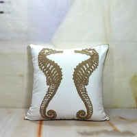 HKM-565971 Three-Dimensional Embroidered Flower Cotton Pillow Case - 45x45cm