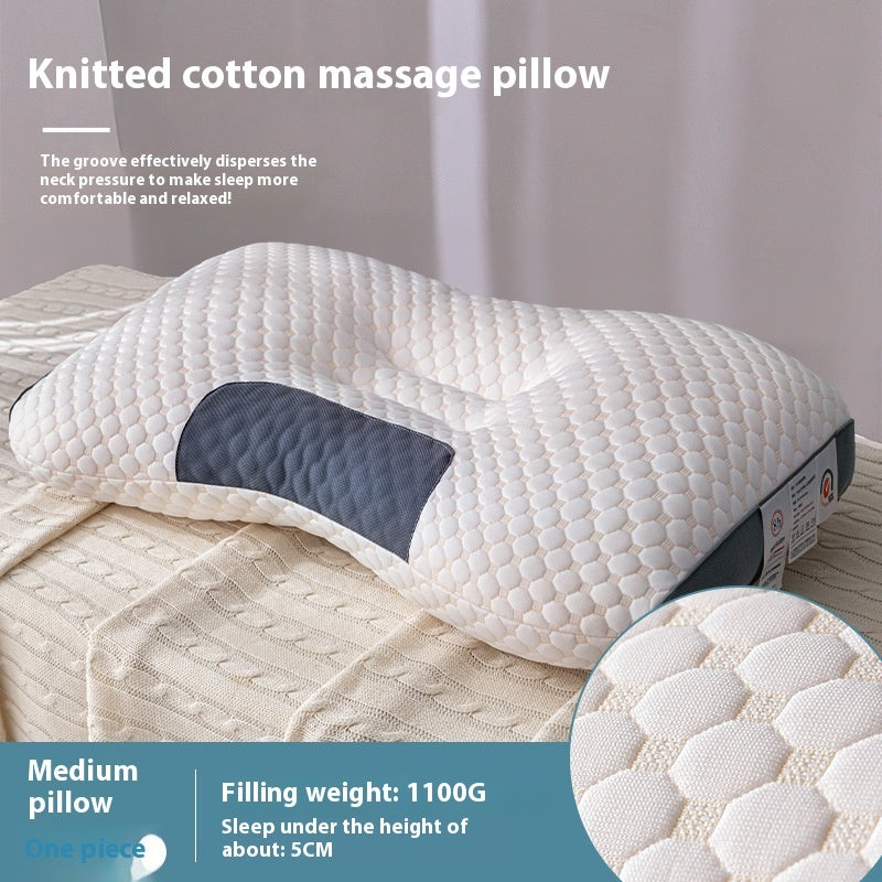 HKM-566035 3D Knitted Honeycomb Cervical Support Pillow - Low, Medium, High Options Available