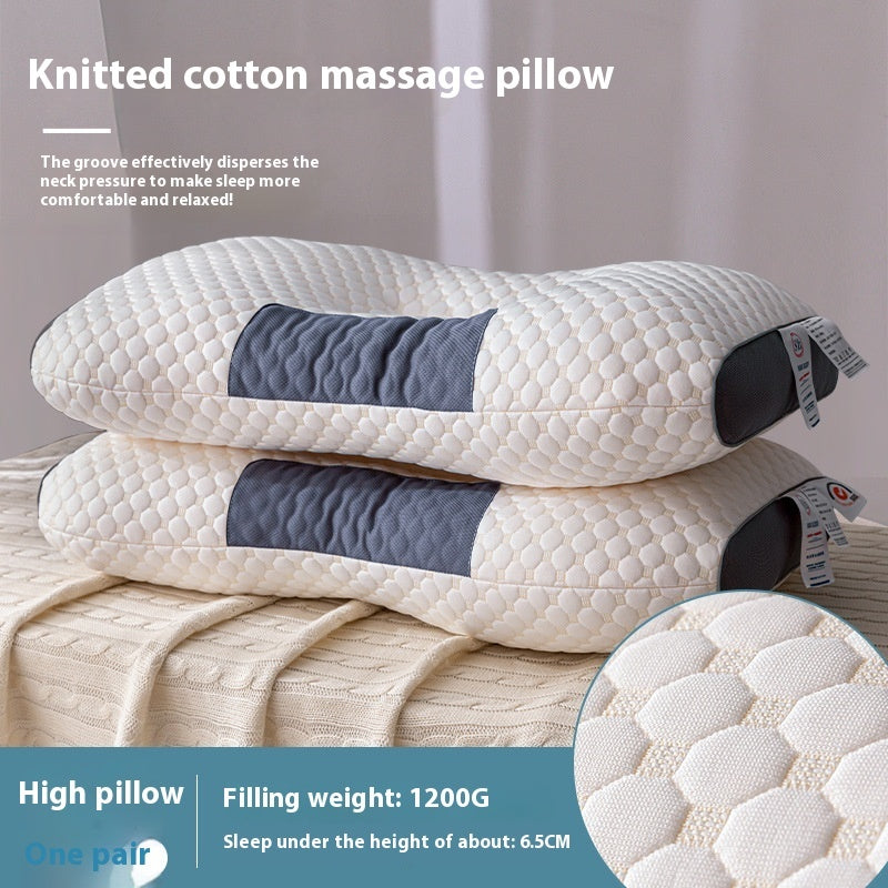 HKM-566035 3D Knitted Honeycomb Cervical Support Pillow - Low, Medium, High Options Available