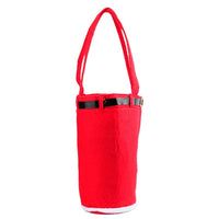 HKM-566035 Red Christmas Pants Gift Bag for Weddings and Candy Container - Fabric, 20x16cm