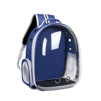 HKM-566099 Transparent Double-Shoulder Pet Carrier with Breathable Mesh Design