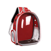 HKM-566099 Transparent Double-Shoulder Pet Carrier with Breathable Mesh Design