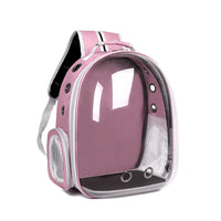 HKM-566099 Transparent Double-Shoulder Pet Carrier with Breathable Mesh Design