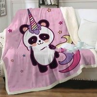 HKM-566227 Cartoon Flannel Coral Fleece Blanket - Soft Cotton Quilted Design