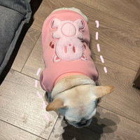 HKM-566483 Cozy Cotton Pink Plush Dog Sweater for All Sizes