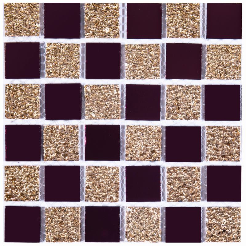 HKM-566611 Self-Adhesive PVC Mosaic Tile Stickers - Waterproof & Non-Slip Wall and Floor Decor, 10x10cm / 15x15cm, Eco-Friendly