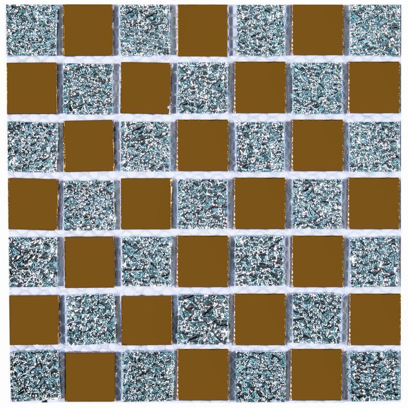 HKM-566611 Self-Adhesive PVC Mosaic Tile Stickers - Waterproof & Non-Slip Wall and Floor Decor, 10x10cm / 15x15cm, Eco-Friendly