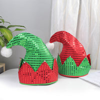 HKM-566675 Festive Red and Green Christmas Hat for Joyful Celebrations