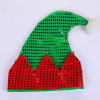 HKM-566675 Festive Red and Green Christmas Hat for Joyful Celebrations
