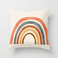 HKM-566739 Geometric Pattern Peach Skin Pillowcase – Nordic Style 45x45cm