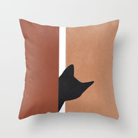 HKM-566739 Geometric Pattern Peach Skin Pillowcase – Nordic Style 45x45cm