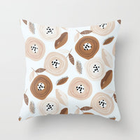 HKM-566739 Geometric Pattern Peach Skin Pillowcase – Nordic Style 45x45cm
