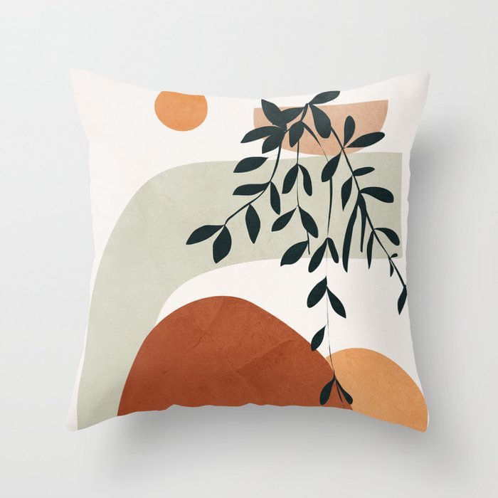 HKM-566739 Geometric Pattern Peach Skin Pillowcase – Nordic Style 45x45cm