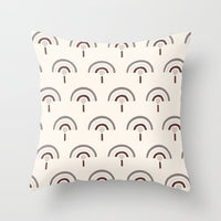 HKM-566739 Geometric Pattern Peach Skin Pillowcase – Nordic Style 45x45cm